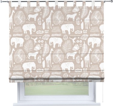 Римская штора на петлях «Африканские животные»