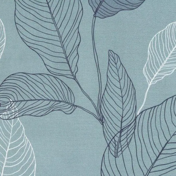Постельное бельё Этель Евро Mint leaves, пододеяльник 200х217 см, наволочки 50х70 см 2 шт, 100% хлопок