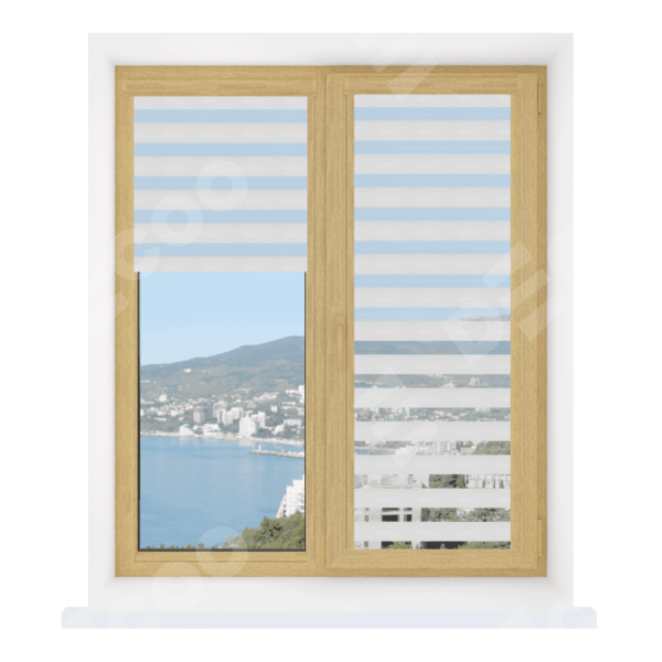 Рулонная штора День-ночь Уни 2 Lavander белый