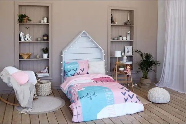 Постельное бельё «Этель» 1.5 сп Be beautiful 143*215 см, 150*214 см, 50*70 см -1 шт,100% хл, бязь