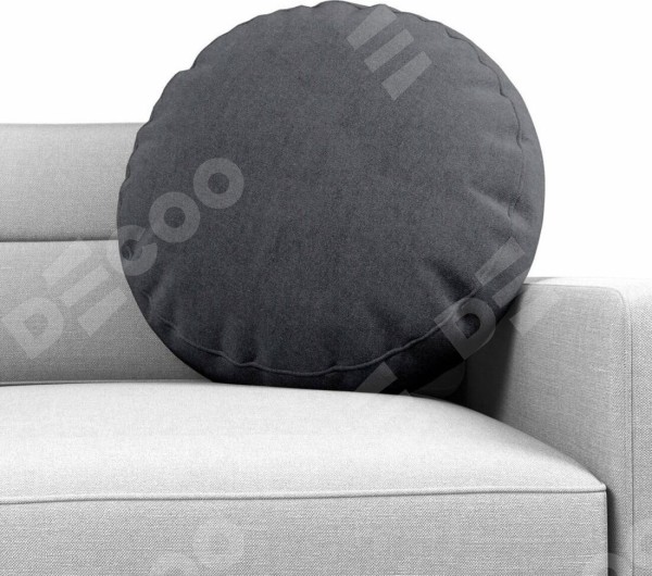 Подушка круглая Cortin софт графит