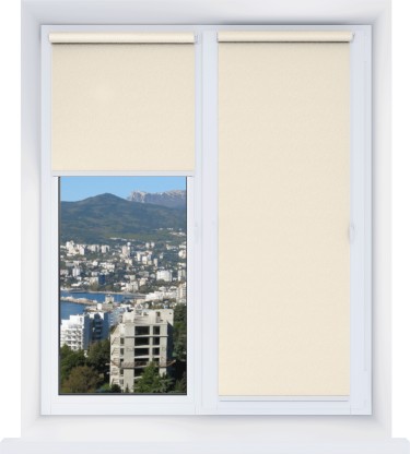 Рулонная штора Мини Жемчуг лайт 22 молочный