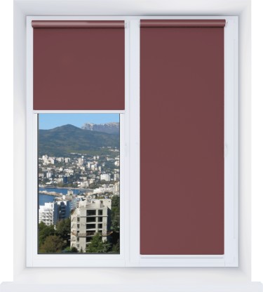 Рулонная штора Мини Натали ВО баклажановый 98