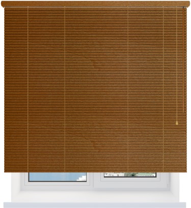Деревянные жалюзи 25 мм. клен