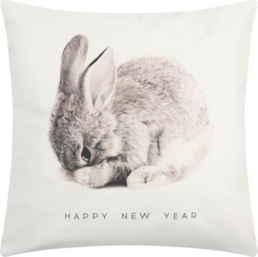 Наволочка Этель "Крольчонок", 40*40 см, 100 п/э, велюр