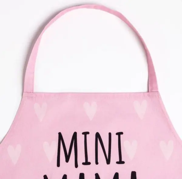 Фартук детский Этель "Mini mama", 46х60 см, 100% хлопок, саржа