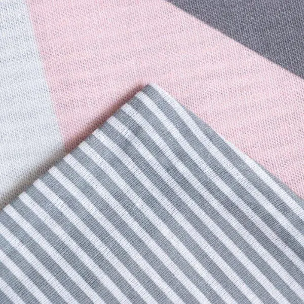 Постельное бельё Этель Евро Pink illusion 200х217 см, 220х240 см, 70х70 см - 2 шт, бязь 125 г/м2