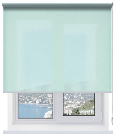 Рулонная штора Респект DM бирюза 37