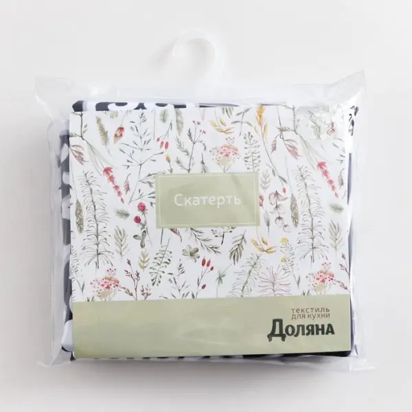 Скатерть Доляна Vintage patterns 150*260 +/- 2 см, 100% п/э