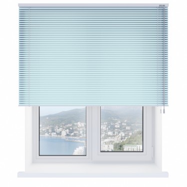 Горизонтальные жалюзи 565 светло-голубые