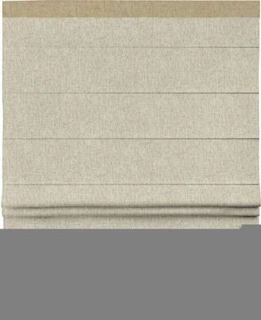 Римская штора «Кортин» с кантом Кинг, для проема, ткань стиф димаут светло-бежевый