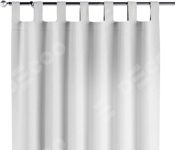 Комплект штор на петлях лён белоснежный