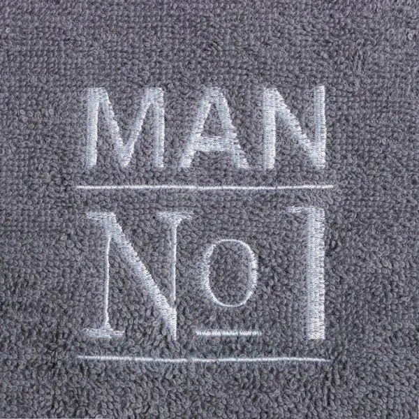 Полотенце махровое "Man №1" 30х60 см, 100% хлопок 340г/м2