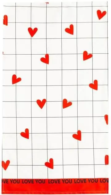 Полотенце "Этель" Love is  40х73см, 100% хл, саржа 190 г/м2