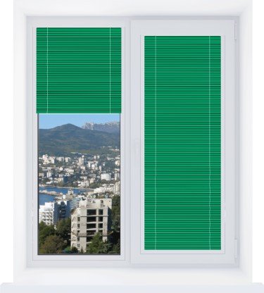 Жалюзи 518, зеленый, 25 мм