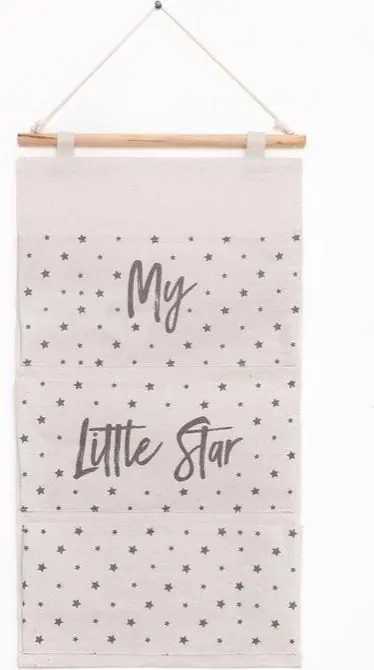 Кармашек текстильный Этель "My little star", 3 отделения, 34*63,5 см