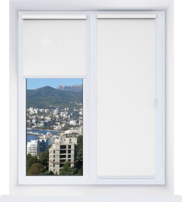 Рулонная штора Мини Эко белый 01