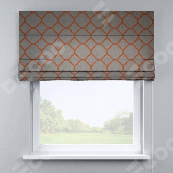 Римская штора «Кортин» для проёма, ткань «Новая Франция»