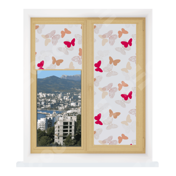 Рулонная штора Уни 2 Бабочки 03