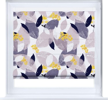 Римская штора «Кортин» кассетная «Листопад»