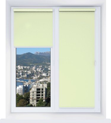 Рулонная штора Мини Натали ВО салатовый 27