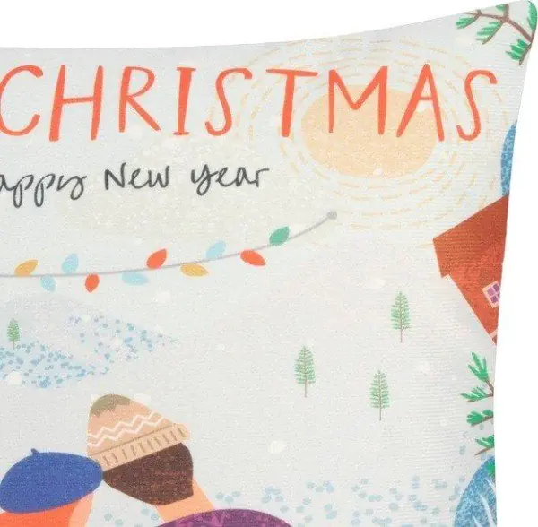Наволочка Этель "Merry Christmas" 40 х 40 см, 100% п/э