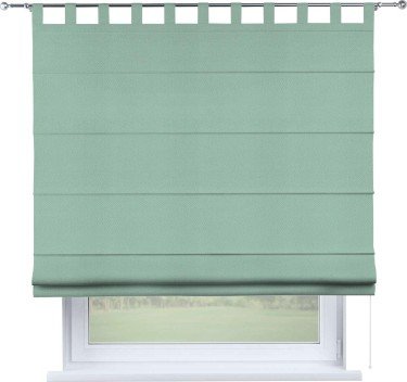Римская штора на петлях «Кортин», ткань блэкаут однотонный, ментоловый