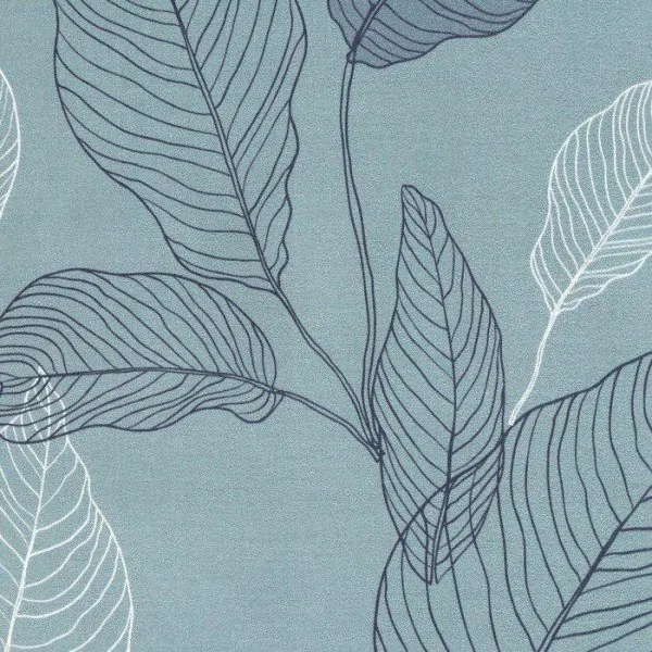 Постельное бельё Этель 1,5 сп Mint leaves, пододеяльник 143х215 см, наволочки 50х70 см 2 шт, 100% хлопок