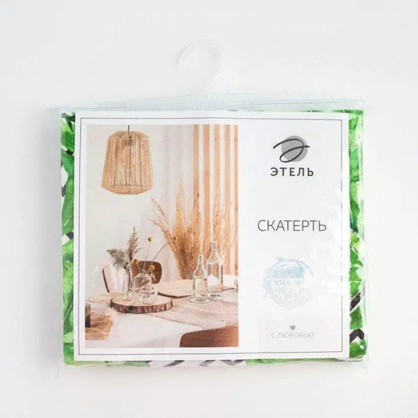 Скатерть Этель "Геометрия" 110*150 см, репс,пл.130 г/м²,100% хлопок