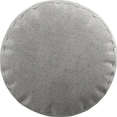 Подушка круглая Cortin ткань блэкаут с блеском тёмно-серый