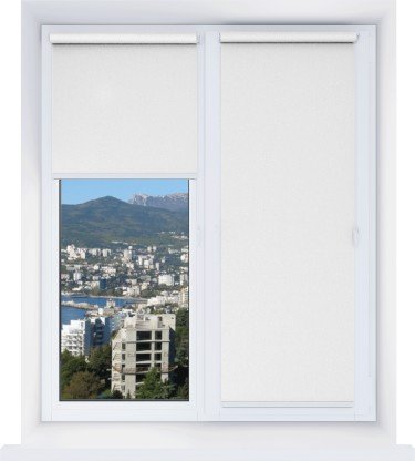 Рулонная штора Мини Фокус NEW BO 01 белый