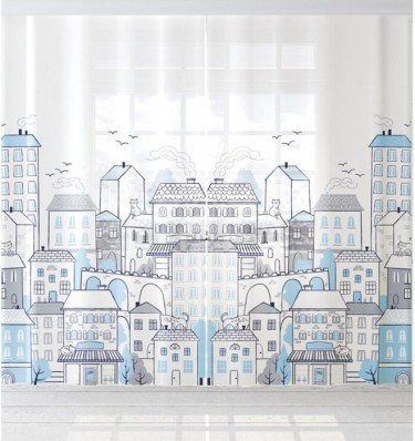 Комплект тюлей "Этель" My sweet home 145*260 см-2 шт, 100% п/э, 140 г/м2