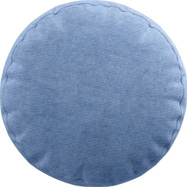 Подушка круглая «Кортин» вельвет васильковый