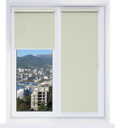 Рулонная штора Мини Натали ВО бежевый 6544