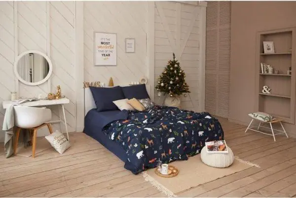 Постельное белье "Этель" 2 сп Winter animals 175*215 см, 200*220 см, 70*70 см - 2 шт