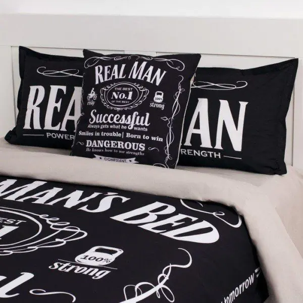 Постельное бельё "Этель" 1.5 сп Real Man 143х215 см,150х214 см, 50х70+3 - 2 шт