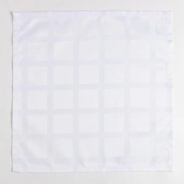 Набор салфеток "Этель" Geometry 45*45см-4шт., цв.белый, пл.192 г/м2, хл с ВГМО