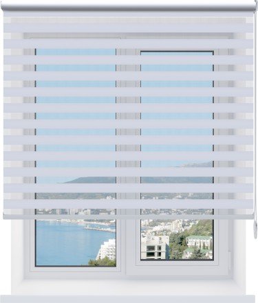 Рулонная штора День-ночь Elsa ВО белый