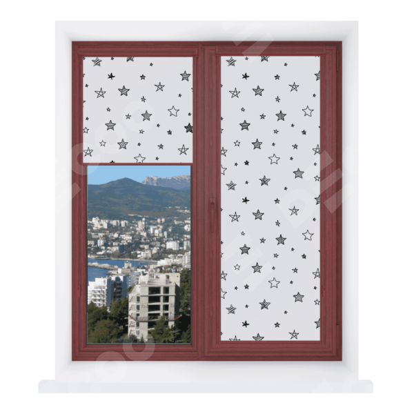 Рулонная штора Уни 2 с принтом Звезды