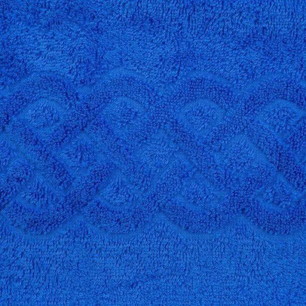 Полотенце махровое «Plait», цвет синий, 100х150 см