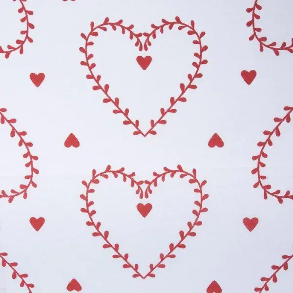 Постельное бельё "Этель" 1.5 сп Heart 143*215 см, 150*214 см, 70*70 см -2 шт, 100% хл, бязь