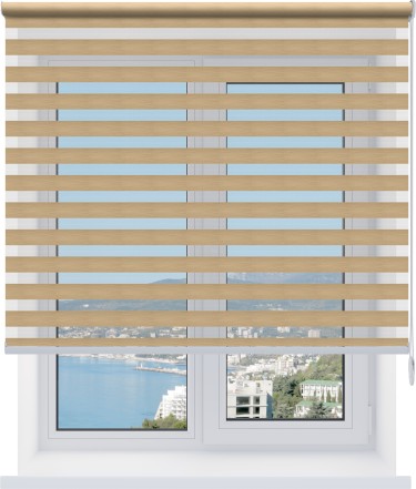 Рулонная штора День-ночь Lavander бежевый