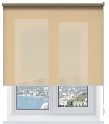 Рулонная штора Респект DM 35 абрикос