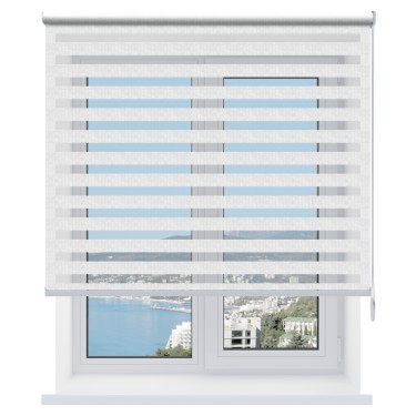 Рулонная штора День-ночь Barcelona белый