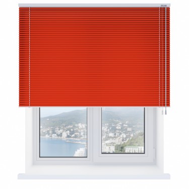 Горизонтальные жалюзи 200 красные