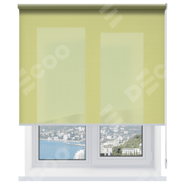 Рулонная штора Эко салатовый 27