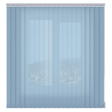 Вертикальные жалюзи Лайн 10 голубой new