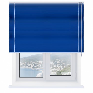 Горизонтальные жалюзи 571, цвет синий, ламели 2,5 см
